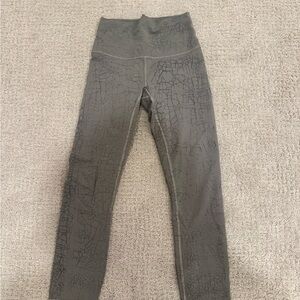 Lululemon Athletica Gray High-Waisted Leggings